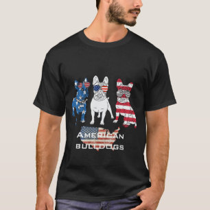 T-shirt Créez votre propre Funny super américains bulldogs