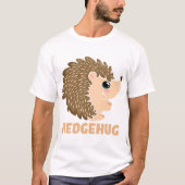 T-shirt Créez votre propre hérisson mignon (Devant)