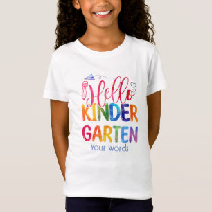 T-Shirt Créez votre propre jardin d'enfants Hello