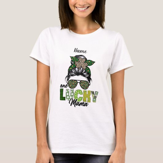 T-shirt Créez Votre Propre Jour de la Saint Patrick Lucky (Devant)