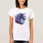 T-shirt Créez votre propre licorne mythique violette (Devant)