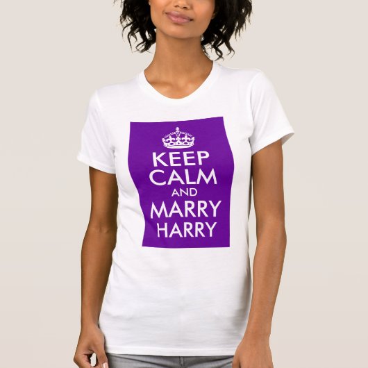 T-shirt Créez votre propre Mariage de calme en pourpre (Devant)