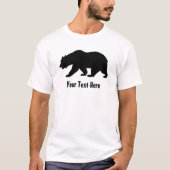 T-shirt Créez votre propre Papa Funny Nom de l'ours T-shir (Devant)