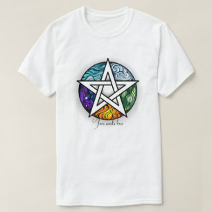 T-shirt Créez Votre Propre Pentacle Élémentaire