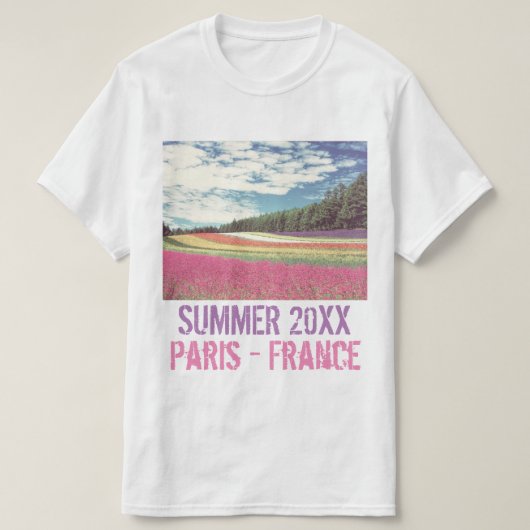 T-shirt Créez votre propre photo faite sur commande (Design devant)