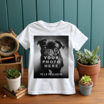 T-shirt Créez votre propre photo simple et votre texte per<br><div class="desc">Créez votre propre t-shirt simple et moderne avec une seule photo et votre texte personnalisé. Si vous avez besoin d'aide pour customiser ceci,  s'il vous plaît envoyez-moi un message en utilisant le bouton ci-dessous et je serai heureux de vous aider.</div>