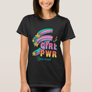 T-shirt Créez votre propre Retro 90s Girl Power