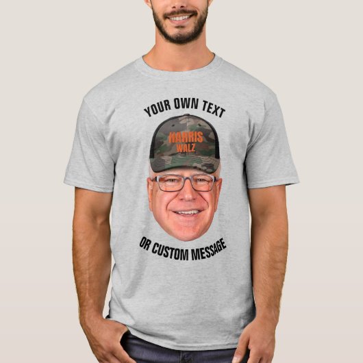 T-shirt Créez votre propre Tim Walz (Devant)
