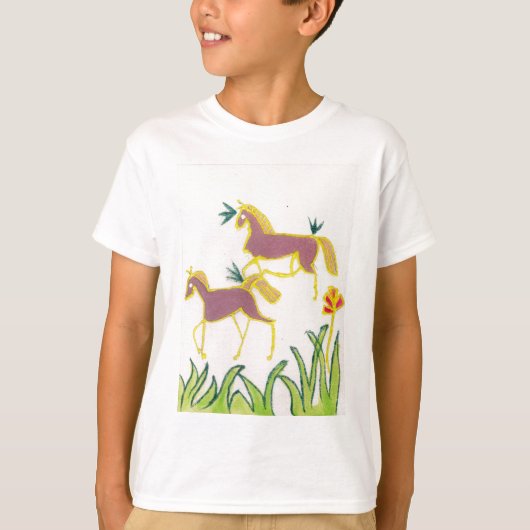 T-shirt Créez votre propre Unicorne Flora Power Cute Aesth (Devant)