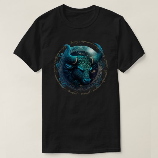 T-shirt Créez votre propre zodiaque du Taurus céleste (Design devant)