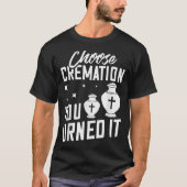 T-shirt Cremation Crématoire Morticienne Funéraire Directe (Devant)