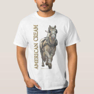 T-shirt Crème américaine