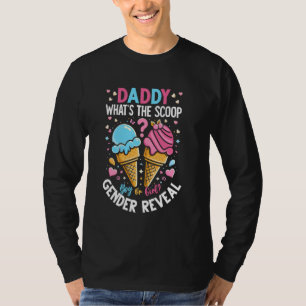 T-shirt Crème de glace Ce que la Scoop Genre Révéler Papa
