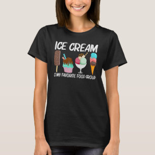 T-shirt Crème De Glace cool Pour Hommes Femmes Gelato Cone