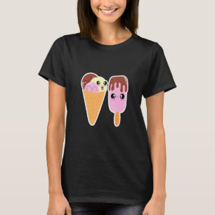 T-shirt Crème De Glace Et Popsicle Bestfriends Dessert