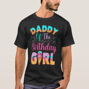 T-shirt Crème De Glace Papa De L'Anniversaire Famille Fill