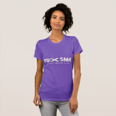 T-shirt Crème de ruban de conscience de Fu SMA (Devant entier)