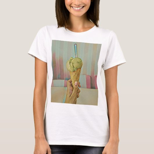 T-shirt Crème glacée au chocolat (Devant)