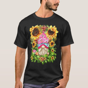 T-shirt Crème glacée aux fraises roses Gnome pour femmes m