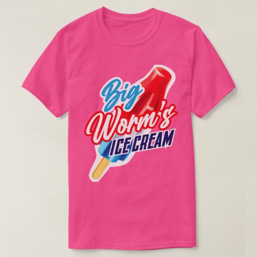 T-shirt Crème glacée Big Worms (Design devant)