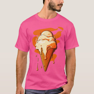 T-shirt Crème glacée Cone Cone Design Artiste original