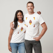 T-shirt crème glacée cône émoji (Unisexe)