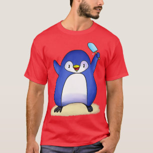 T-shirt Crème glacée de pingouin