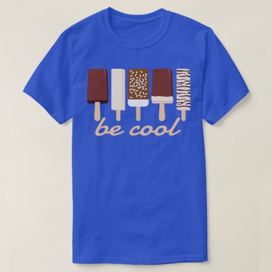 T-shirt Crème glacée d'été cool (Design devant)