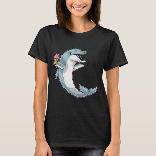 T-shirt Crème glacée Dolphin Waffe (Devant)