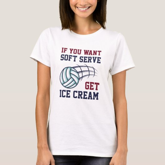 T-shirt Crème glacée douce (Devant)