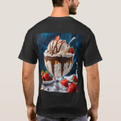 T-shirt Crème glacée douce (Dos)