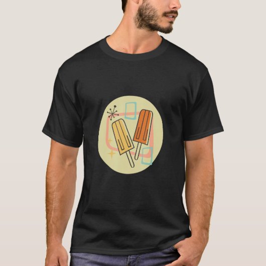 T-shirt Crème glacée du désert de Popsicles (Devant)