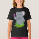 T-shirt Crème glacée Eléphant Waffe (Devant)