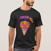 T-shirt Crème glacée Homme Effrayant Costume d'Halloween (Devant)