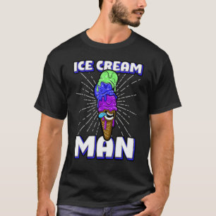 T-shirt Crème glacée Homme Willen Crème glacée Cône Scoops