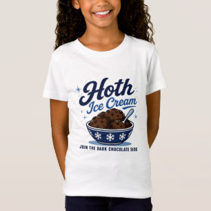 T-Shirt Crème Glacée Hoth Chocolat Noir Drôle