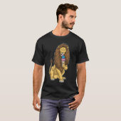 T-shirt Crème glacée Lion Waffe (Devant entier)