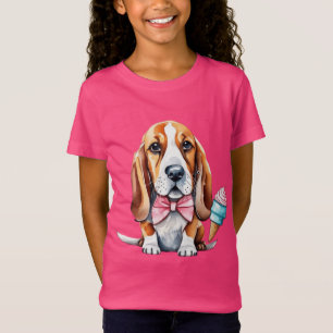 T-Shirt Crème glacée mignonne pour chien