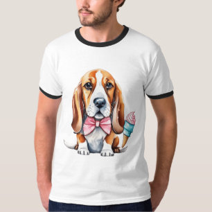 T-shirt Crème glacée mignonne pour chien