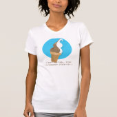 T-shirt crème glacée molle (Devant)