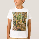 T-shirt Crème glacée pour enfants (Devant)