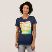T-shirt crème glacée punk dripz (Devant entier)