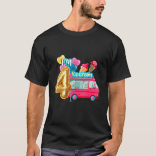 T-shirt Crème glacée Queen rose framboise crème glacée