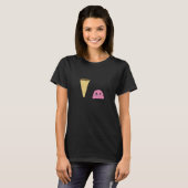 T-shirt Crème glacée renversée (Devant entier)