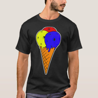 T-shirt Crème glacée Triple Flavor Pickleball