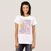 T-shirt crème glglace (Devant entier)