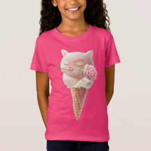 T-Shirt Crème Rose d'été