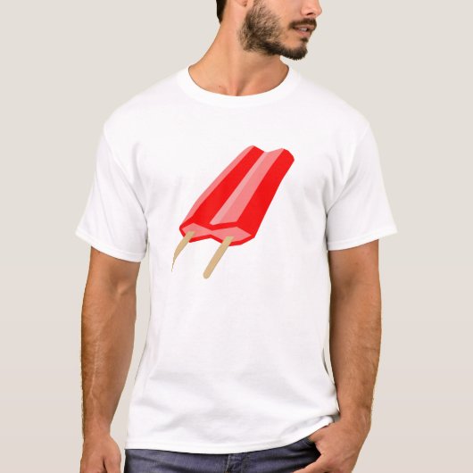 T-shirt Crème rouge Popsicle Tee (Devant)