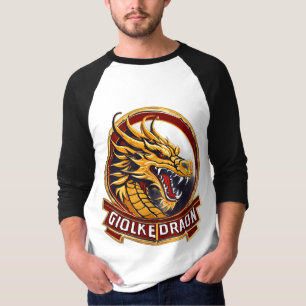 T-shirt Créoles Dragon Doré en Fer