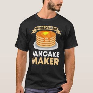 T-shirt Crêpe Mignonne Pour Hommes Femmes Crêpe Maker Dess